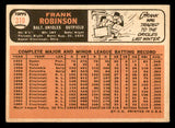 1966 Topps Baseball #310 Frank Robinson Orioles VG 544555