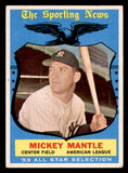 1959 Topps Baseball #564 Mickey Mantle A.S. Yankees VG 544568