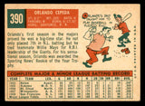 1959 Topps Baseball #390 Orlando Cepeda Giants VG-EX 544570