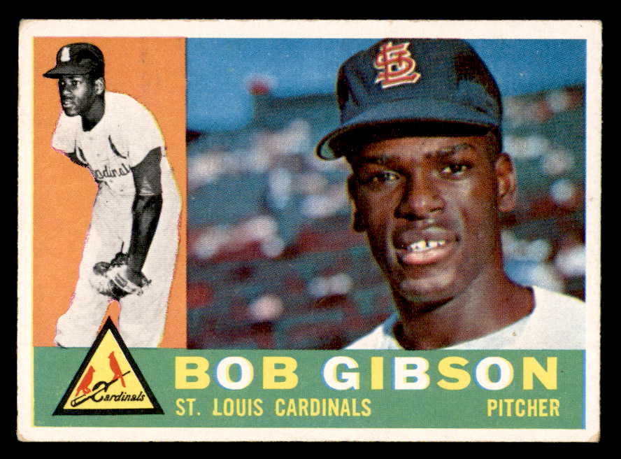 1960 Topps Baseball #073 Bob Gibson Cardinals VG-EX 544573