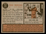 1962 Topps Baseball #505 Juan Marichal Giants VG-EX 544581