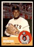 1963 Topps Baseball #440 Juan Marichal Giants EX 544584