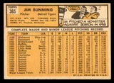 1963 Topps Baseball #365 Jim Bunning Tigers EX+/EX-MT 544586