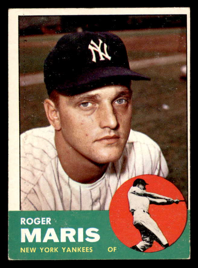 1963 Topps Baseball #120 Roger Maris Yankees EX 544587