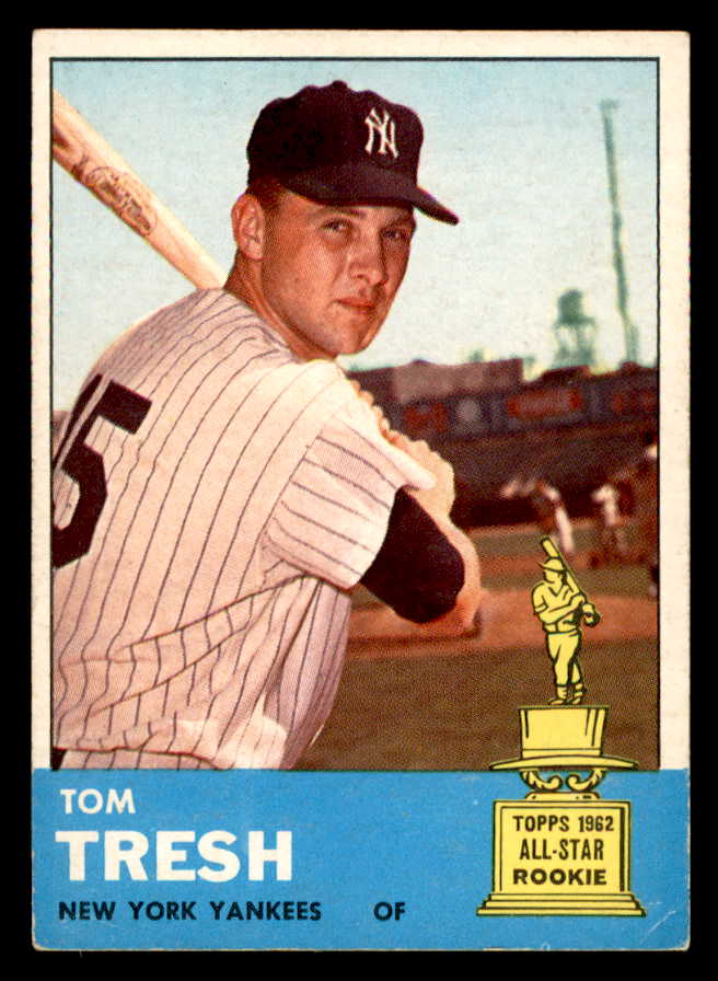 1963 Topps Baseball #470 Tom Tresh Yankees EX 544589
