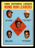 1963 Topps Baseball #003 N.L. Home Run Leaders Mays Aaron GD-VG 544594
