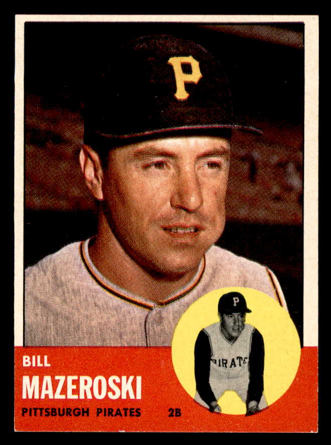 1963 Topps Baseball #323 Bill Mazeroski Pirates EX-MT 544598