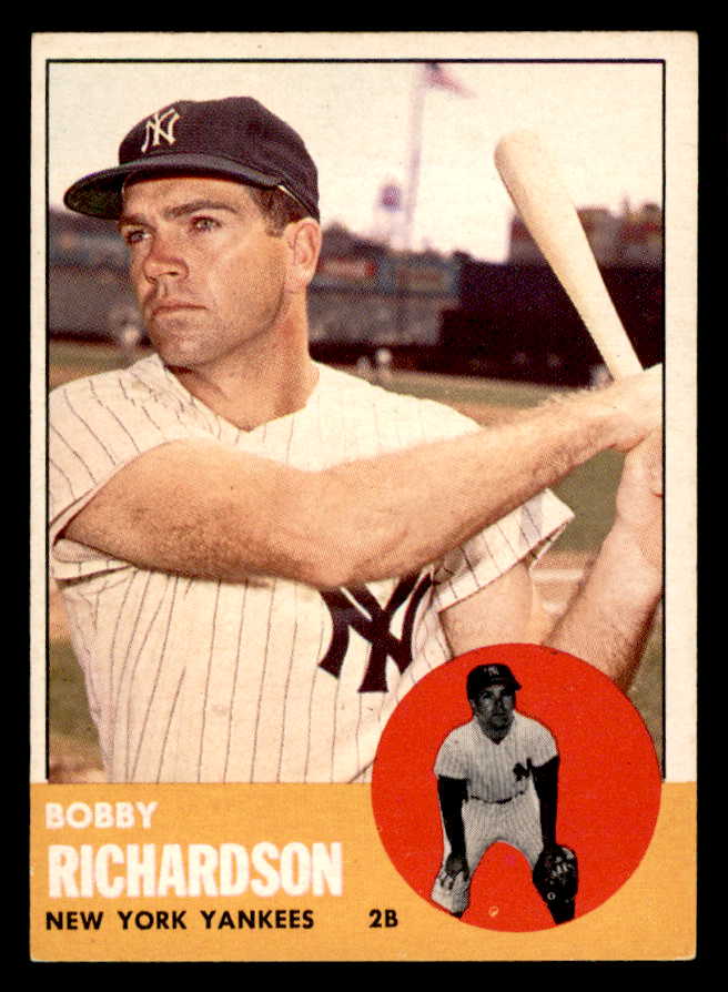 1963 Topps Baseball #420 Bobby Richardson Yankees EX-MT 544599