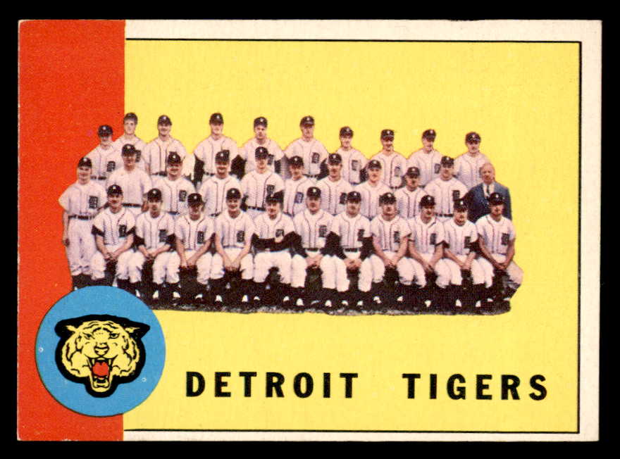 1963 Topps Baseball #552 Detroit Tigers Team EX-MT 544600