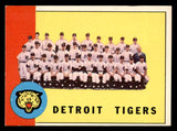 1963 Topps Baseball #552 Detroit Tigers Team EX-MT 544600