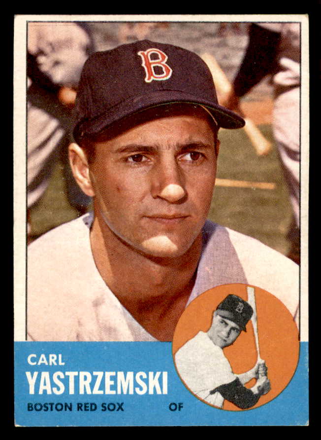 1963 Topps Baseball #115 Carl Yastrzemski Red Sox EX+/EX-MT 544602