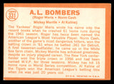 1964 Topps Baseball #331 Mickey Mantle Al Kaline Roger Maris VG-EX 544604