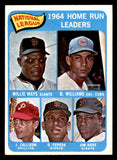 1965 Topps Baseball #004 N.L. Home Run Leaders Willie Mays EX-MT 544608