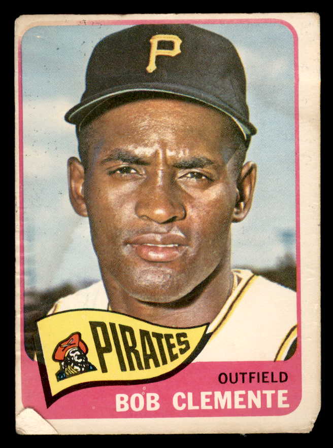 1965 Topps Baseball #160 Roberto Clemente Pirates FR-GD 544610