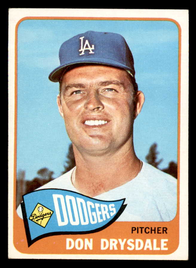 1965 Topps Baseball #260 Don Drysdale Dodgers EX-MT 544616