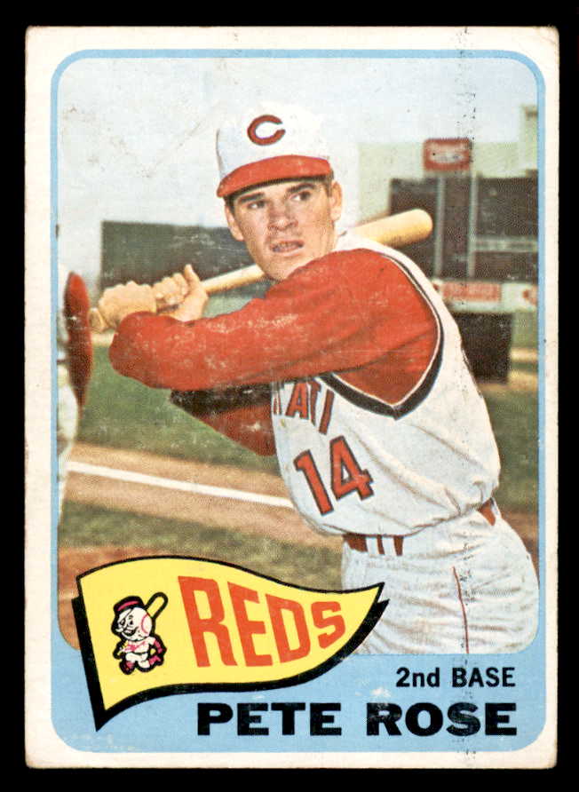 1965 Topps Baseball #207 Pete Rose Reds VG 544618
