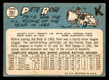 1965 Topps Baseball #207 Pete Rose Reds VG 544618