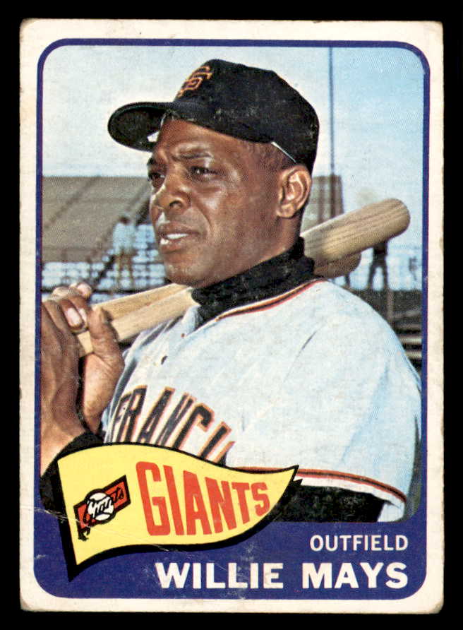 1965 Topps Baseball #250 Willie Mays Giants GD-VG 544619