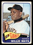 1965 Topps Baseball #250 Willie Mays Giants GD-VG 544619
