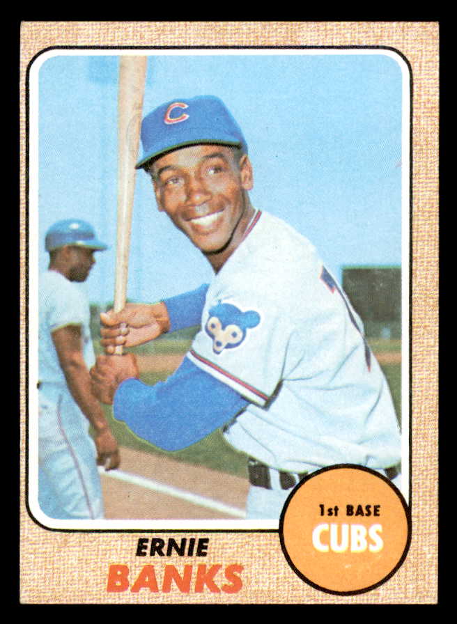 1968 Topps Baseball #355 Ernie Banks Cubs EX-MT 544638