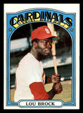 1972 Topps Baseball #200 Lou Brock Cardinals EX-MT 544646