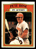 1972 Topps Baseball #560 Pete Rose IA Reds EX+/EX-MT 544648