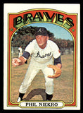 1972 Topps Baseball #620 Phil Niekro Braves EX 544650