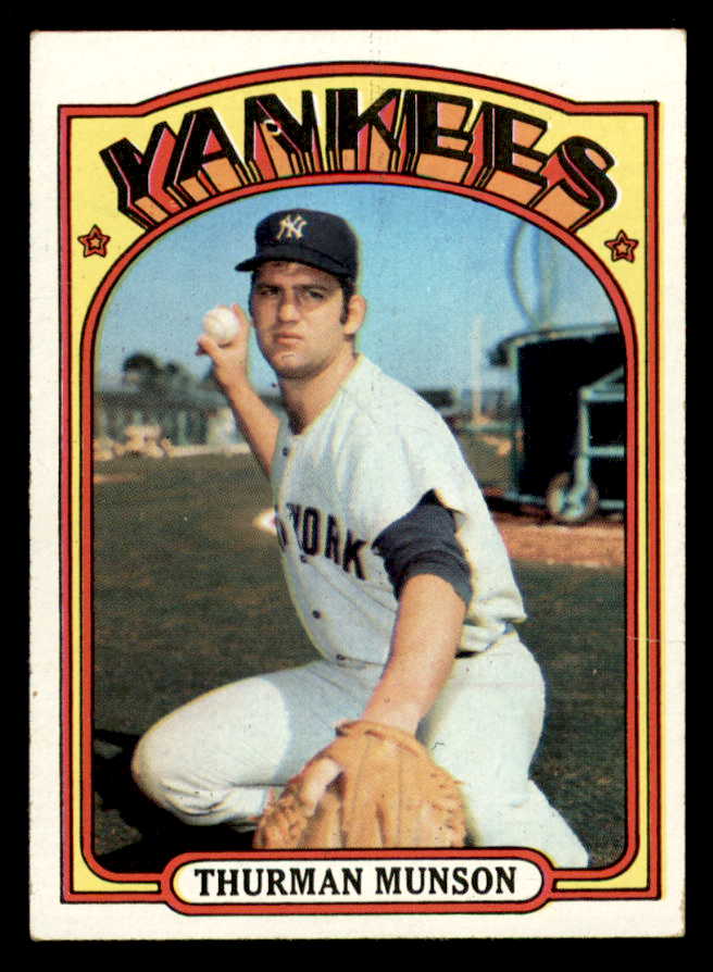 1972 Topps Baseball #441 Thurman Munson Yankees EX 544655