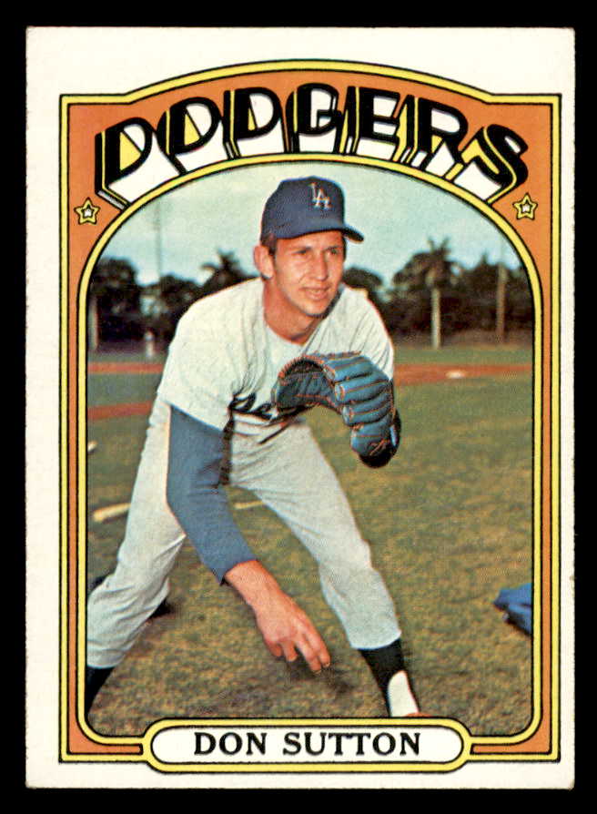 1972 Topps Baseball #530 Don Sutton Dodgers EX-MT 544666