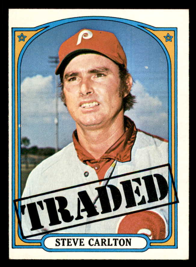 1972 Topps Baseball #751 Steve Carlton TR Phillies EX-MT 544667