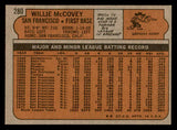 1972 Topps Baseball #280 Willie McCovey Giants EX-MT 544671
