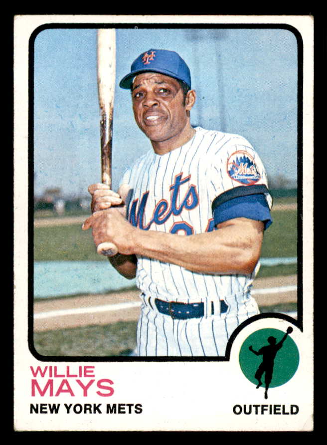 1973 Topps Baseball #305 Willie Mays Mets VG 544674