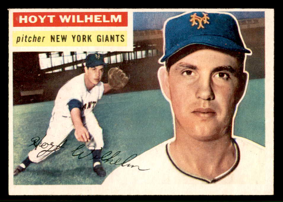 1956 Topps Baseball #307 Hoyt Wilhelm Giants VG-EX 544678