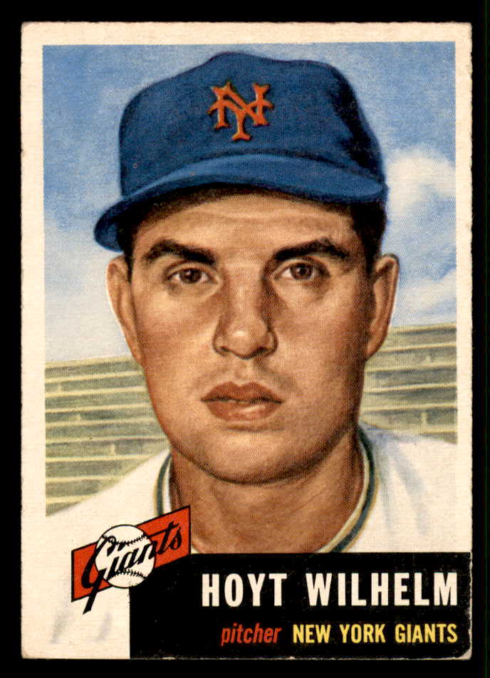 1953 Topps Baseball #151 Hoyt Wilhelm Giants VG-EX 544681