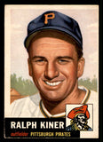 1953 Topps Baseball #191 Ralph Kiner Pirates EX 544684