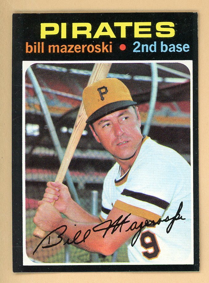 1971 Topps Baseball #110 Bill Mazeroski Pirates EX-MT 544690