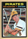 1971 Topps Baseball #110 Bill Mazeroski Pirates EX-MT 544690