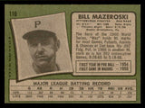 1971 Topps Baseball #110 Bill Mazeroski Pirates EX-MT 544690