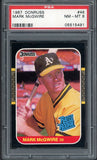 1987 Donruss #046 Mark McGwire A's PSA 8 NM/MT 544763