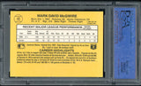 1987 Donruss #046 Mark McGwire A's PSA 8 NM/MT 544763