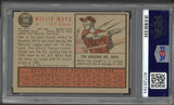 1962 Topps Baseball #300 Willie Mays Giants PSA 4 VG-EX 544765