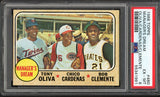 1968 Topps Baseball #480 Roberto Clemente Tony Oliva PSA 6 EX-MT 544774