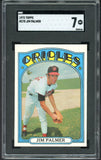 1972 Topps Baseball #270 Jim Palmer Orioles SGC 7 NM 544787