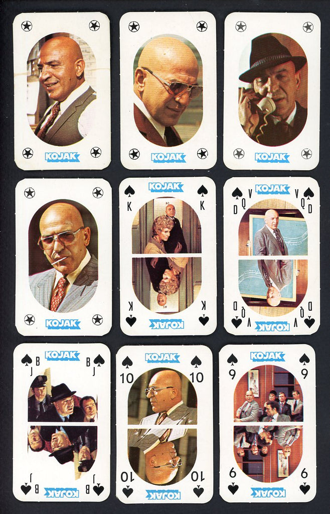 1975 Monty Gum Kojak Playing Card Complete Set 544805