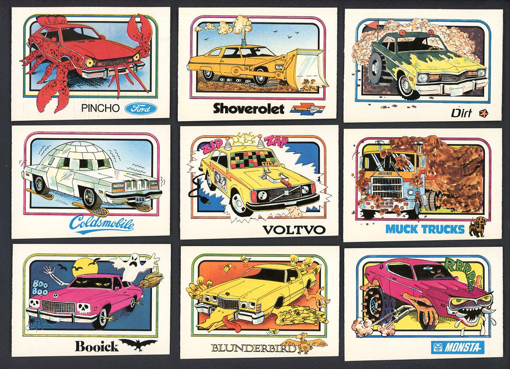 1976 Wonder Bread Crazy Cars Complete Set 544809