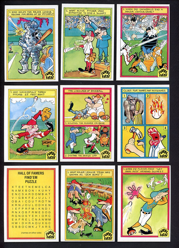 1976 Funky Facts Baseball Complete Set 544810