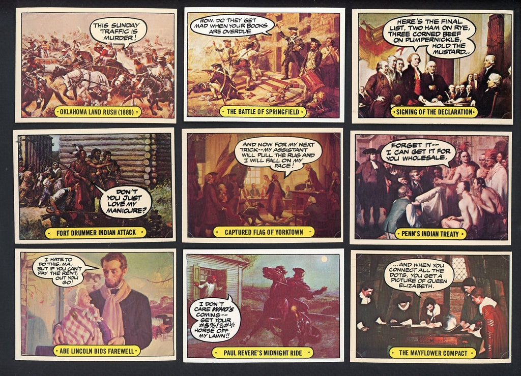 1976 Topps Hysterical History Complete Set 544811
