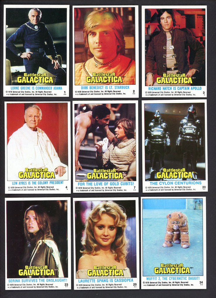 1978 Topps Battlestar Gallactica Complete Set 544815