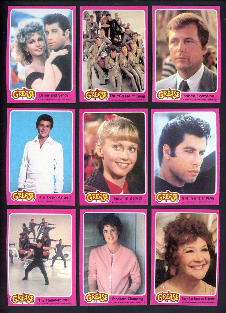 1978 Topps Grease I And II Complete Set 544820