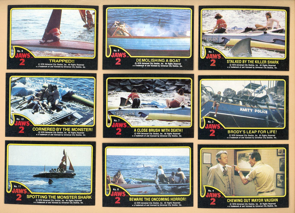 1978 Topps Jaws II Complete Set 544821